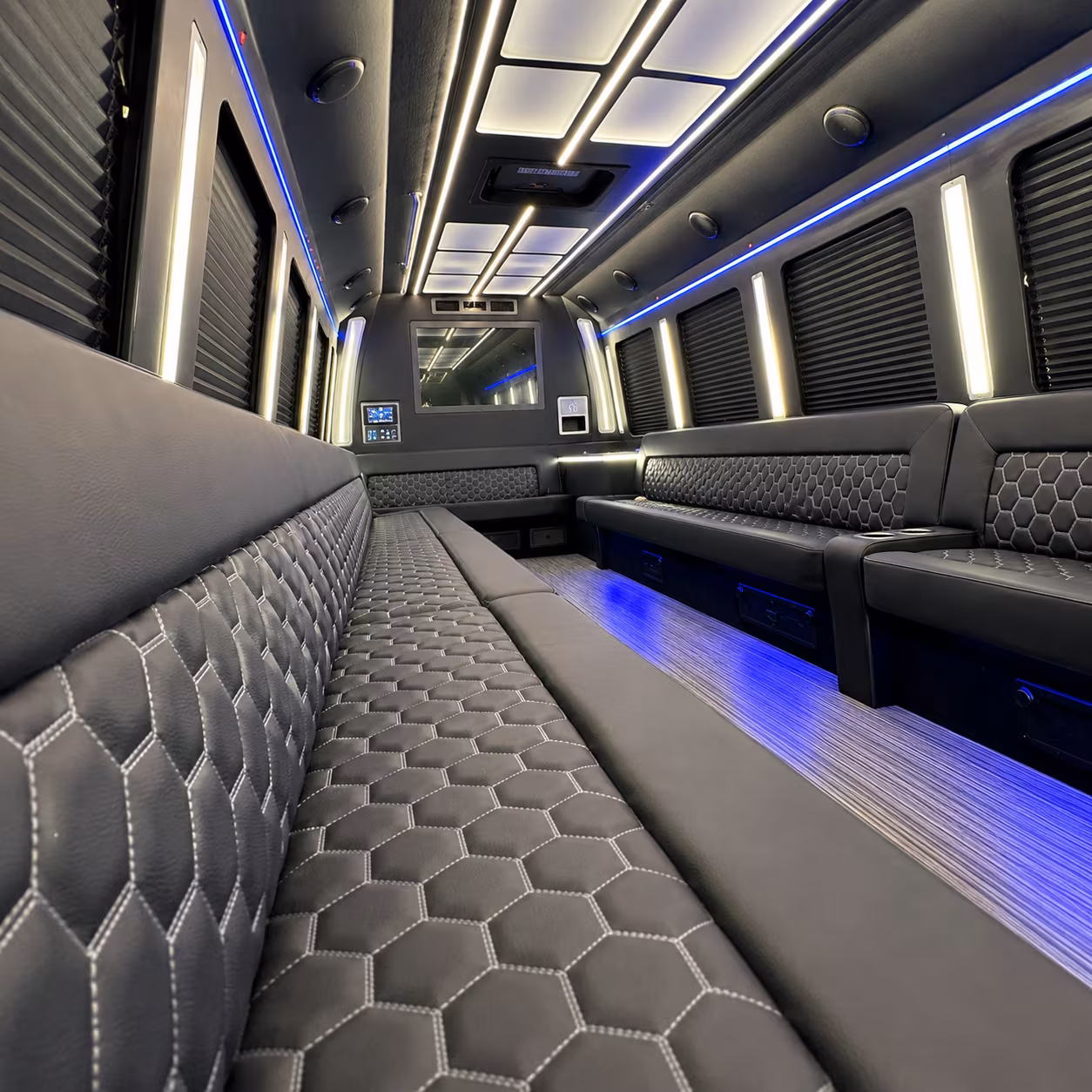 affordable charlotte prom party bus prices split across your group