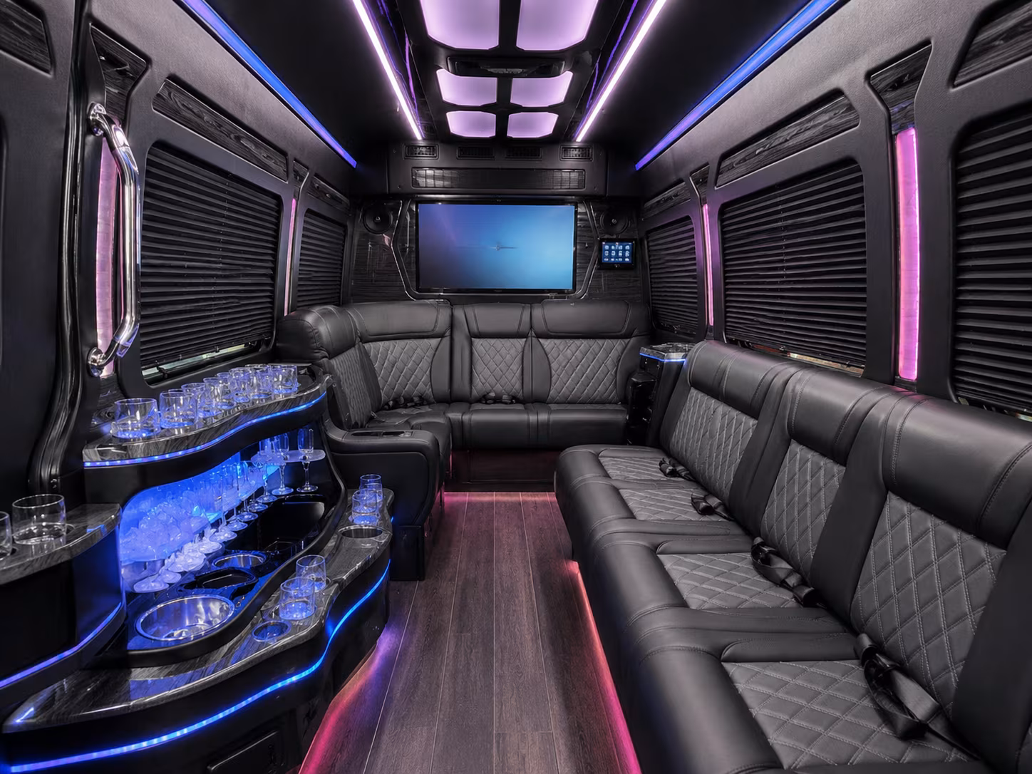 bus rental options for charlotte trips