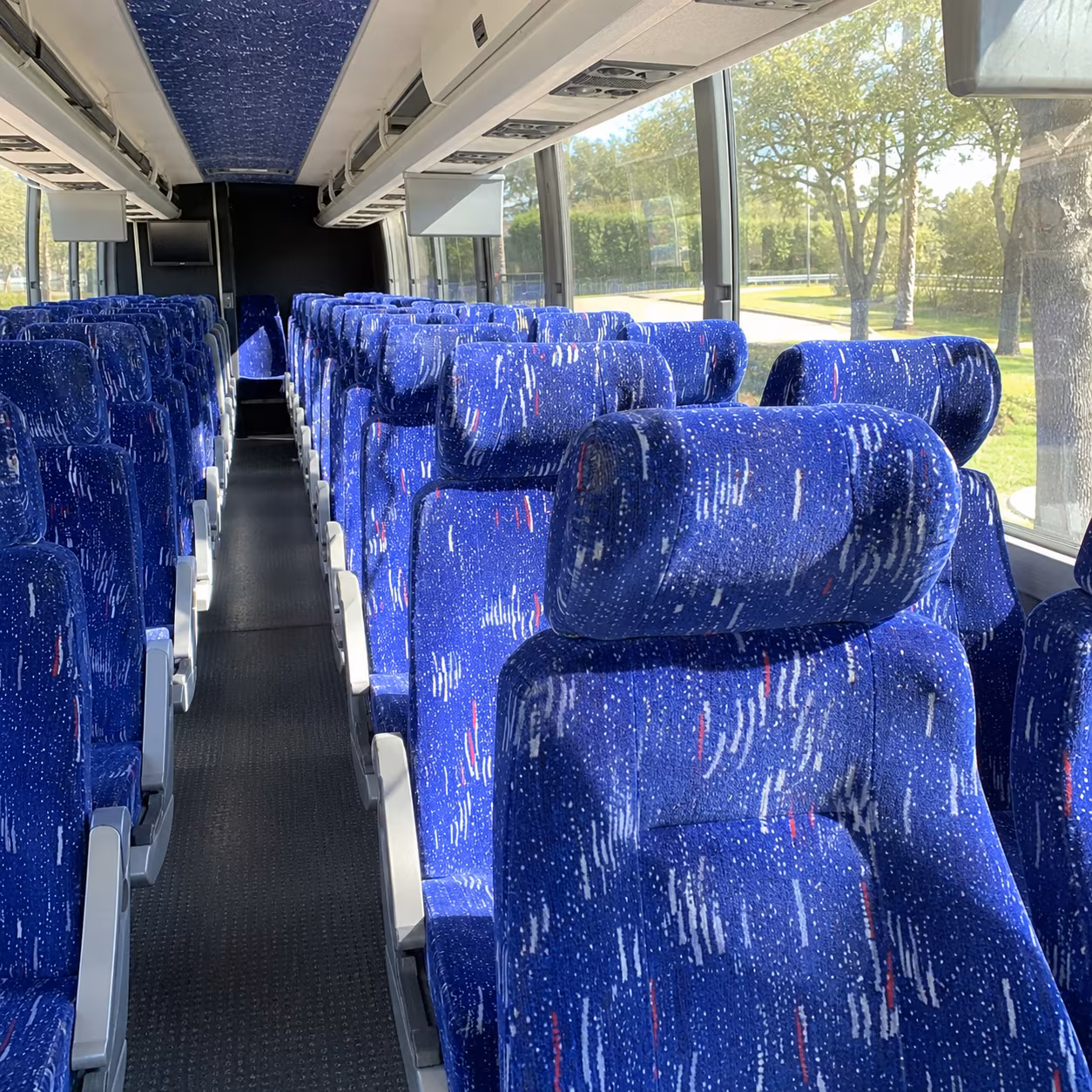 charlotte charter bus interior