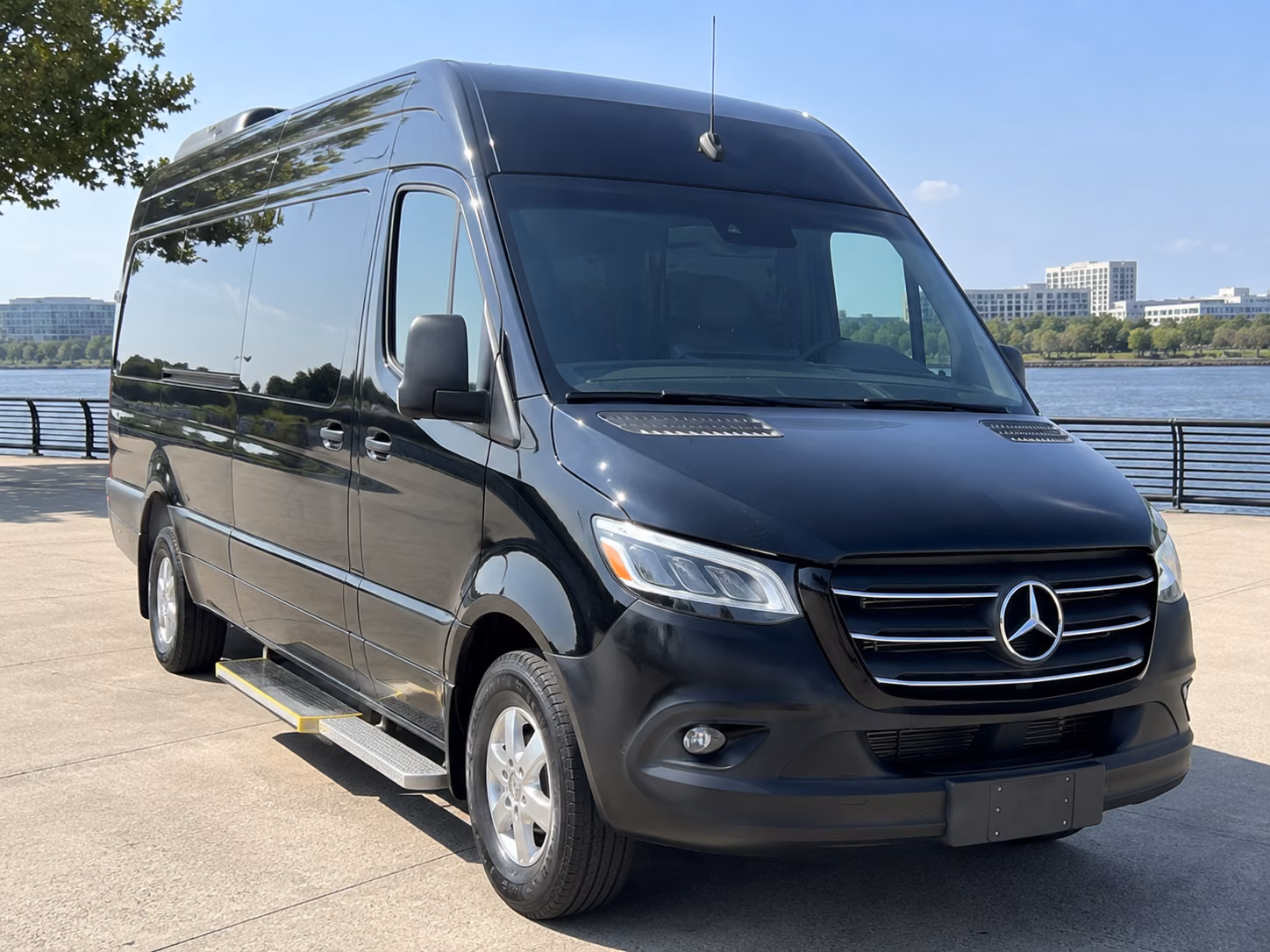 charlotte military base transfer and troop movement buses
